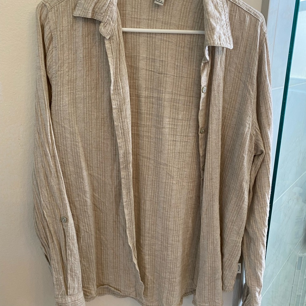 Orvis button up top